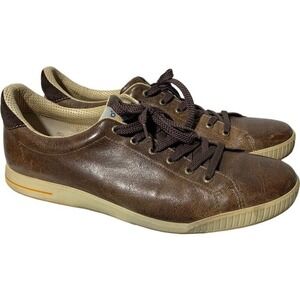 ecco Danish Design mens shoes 47 / US 13, Brown Soft Leather Lace-up